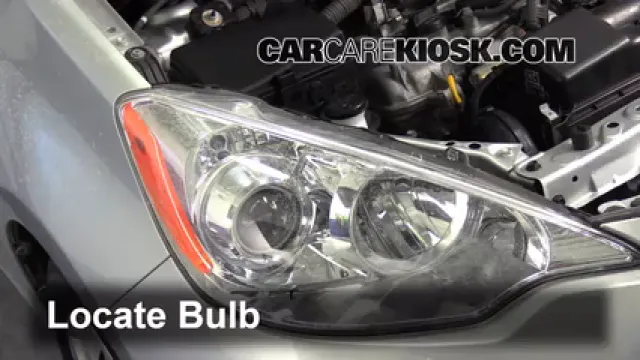 2012 Toyota Prius C 1.5L 4 Cyl. Lights Daytime Running Light (replace bulb)